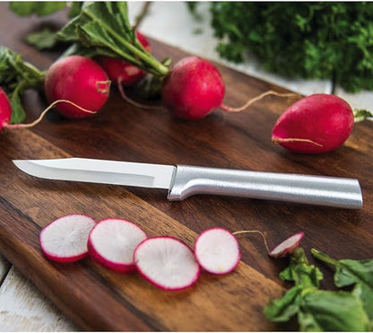 Rada Cutlery Peel, Pare & Slice Gift Set (S18), 3-piece Knife Set, Stainless Steel Blades, Silver Handle