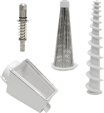 Replacement Fruit and Vegetable Strainer Attachment and Food Tray ，Compatible with KitchenAid Artisan Series 5 Quart Tilt Head Stand Mixer &5/6/7 Quart Bowl-Lift Stand Mixer