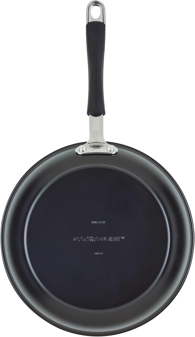 Rachael Ray Cucina Ceramic Nonstick Cookware Pots and Pans Set, 13-Piece, Peppercorn