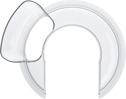 Food-Grade Pouring Shield for KitchenAid 4.5-5QT Mixer Bowl (Stainless Steel, Glass, Ceramic) - Secure Fit Splash Guard for KitchenAid Tilt-Head Stand Mixers and Dishwasher Safe