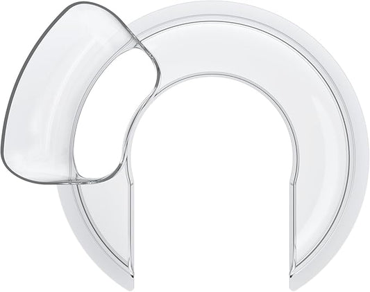 Food-Grade Pouring Shield for KitchenAid 4.5-5QT Mixer Bowl (Stainless Steel, Glass, Ceramic) - Secure Fit Splash Guard for KitchenAid Tilt-Head Stand Mixers and Dishwasher Safe