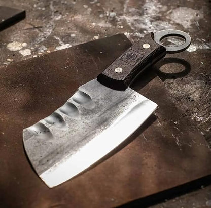 COOLINA Premium Kitchen Knife Set - Ultra Sharp High-Carbon Steel Chef Knife, Heavy Duty Meat Cleaver, Hand-Forged Precision Blades for Professional Cooking