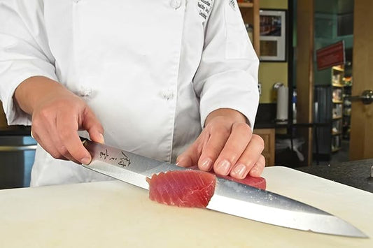 Mercer Culinary-M24012 Asian Collection Yanagi Sashimi Knife, 12-Inch, Wooden Handle