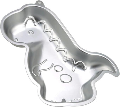 Dinosaur Cake Pan, Aluminum 3D Birthday Cake Mold Baking Mould Tin Cake Pan
