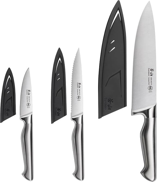 Cangshan Sanford Series 1027174 German Steel 3-Piece Knife Starter Set with Sheaths