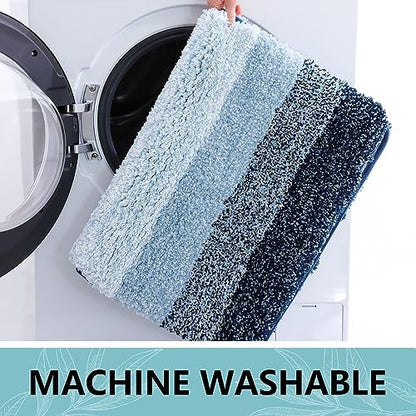 Arotive Microfiber Bathroom Rugs, Shaggy Soft Absorbent Bath Rug, 70x24