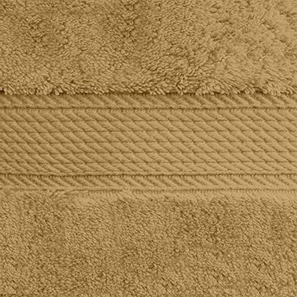 Superior Egyptian Cotton Plush & Absorbent, Face Towel Set of 6, Toast