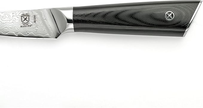 Mercer Culinary M13791 Premium Grade Super Steel, 3.5-Inch Paring Knife, G10 Handle