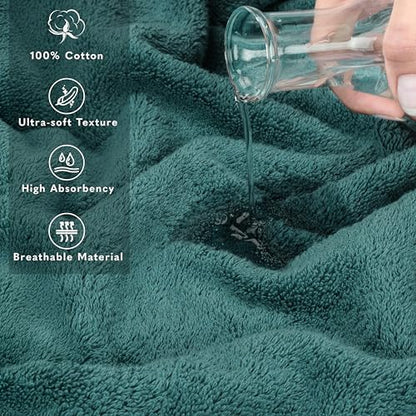 American Soft Linen 100% Cotton Luxury Turkish Towels, 40x80 XL Bath Sheet