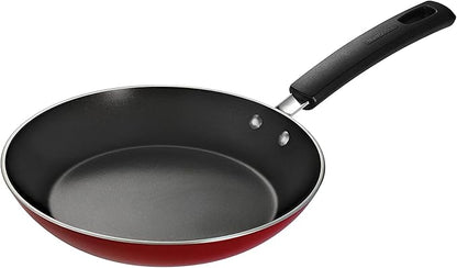 Tramontina Sicilia 9.5-Inch Non Stick Frying Pan, Aluminum Skillet with Nonstick Coating (Raspberry)