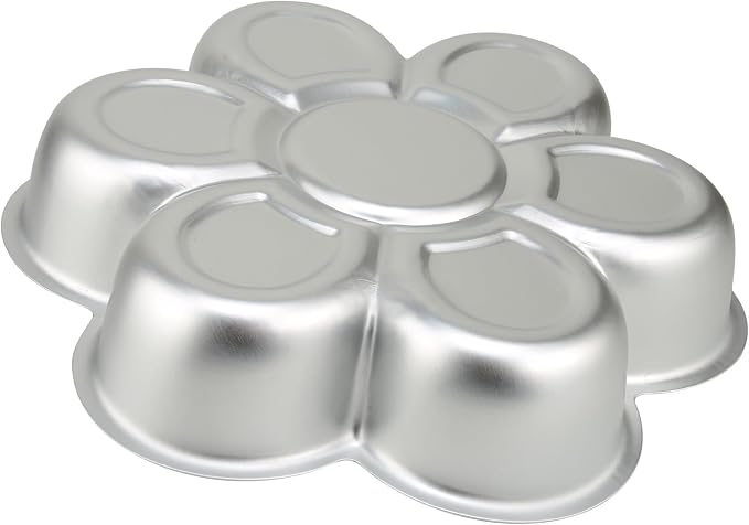 Flower Shaped Cake Pan, Aluminum 3D Flower Cake Mold for Baking Mould Tin Cake Pan
