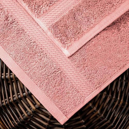 Superior Egyptian Cotton Ultra Plush & Absorbent, 10 Piece Set, Tea Rose