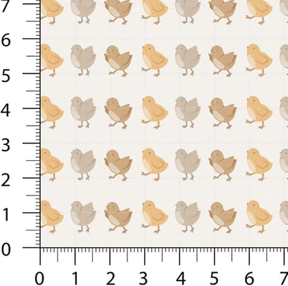 Farm Patchwork Fabric Panel 100x155 cm – 100% Cotton Satin, 6 Coordinated Chicken & Rooster Prints on One Continuous Sheet for Quilting, Sewing & DIY Crafts (Rustic Farm Mix, 6pcs 50x50cm)