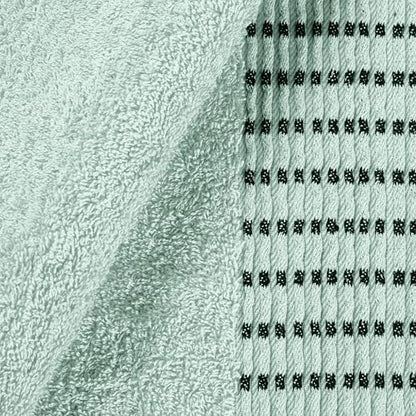 BELIZZI HOME Ultra Soft 3 Pack Cotton Towel Set, Contains a Bath Towels 28x55 inch, a Hand Towels 16x24 inch & a Wash Cloths 12x12 inch, Ideal Everyday use, Compact & Lightweight - Sea Green