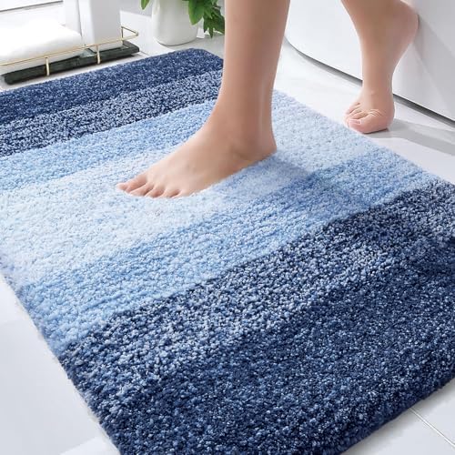 OLANLY Bathroom Rugs Mat 36x24, Extra Soft Absorbent Microfiber Bath Rugs