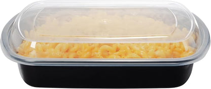 Made in USA - 50 Pack 25oz Reusable Microwave & Dishwasher Safe Meal Prep Containers (25 Oz)
