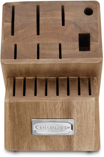 Cuisinart Classic High-Carbon Hammered Stainless Steel Forged Knife Set With Sheath Blade Gaurds (17-Piece Set)