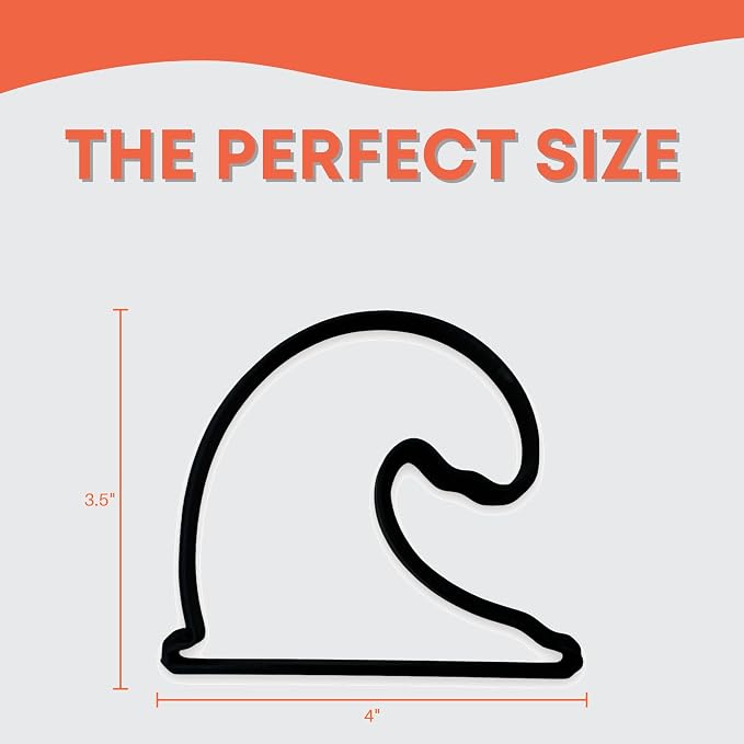 Bundle of Fun Wave Cookie Cutter with Easy Push Design