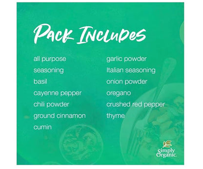 Generic Simply Organic Starter Spice Gift Set, 0.33 Ounce (Pack of 12)