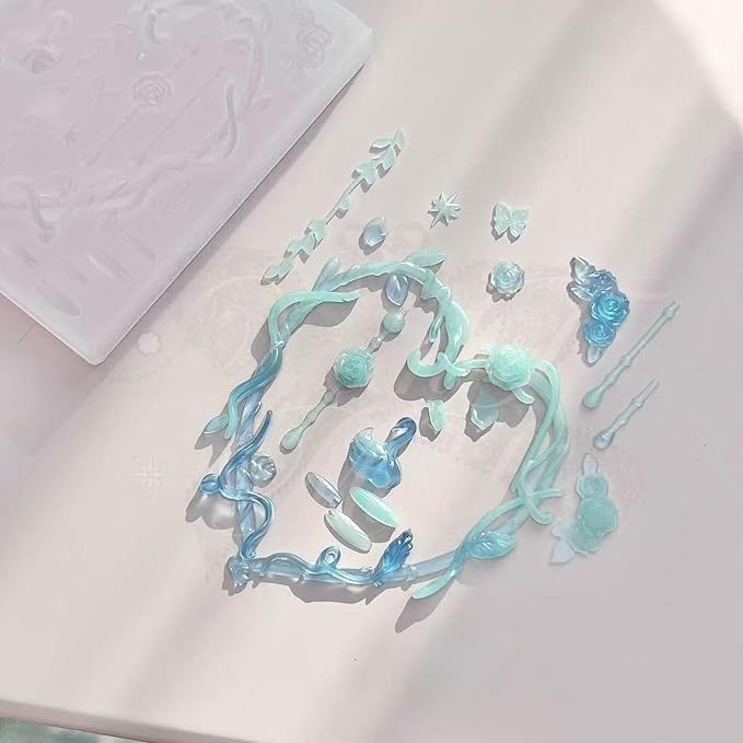 Sturdy Cygnus Silicone Featuring Elegant Vine Detail Suitable for Resin and Baking Use Artistics Sugar