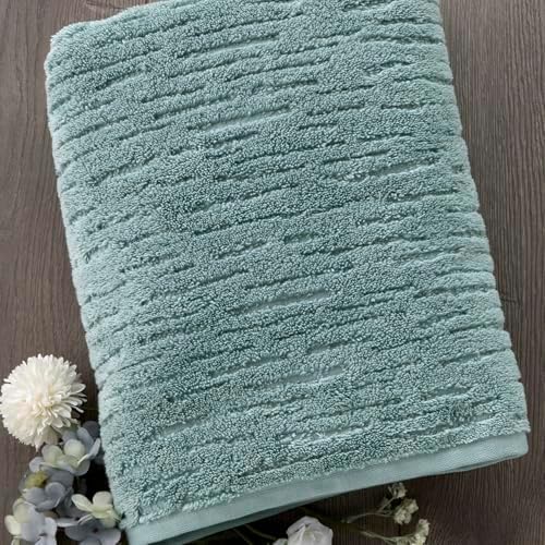 SKL Home CloudSoft 100% Cotton Luxury 4-Piece Bath Towel Set, Teal