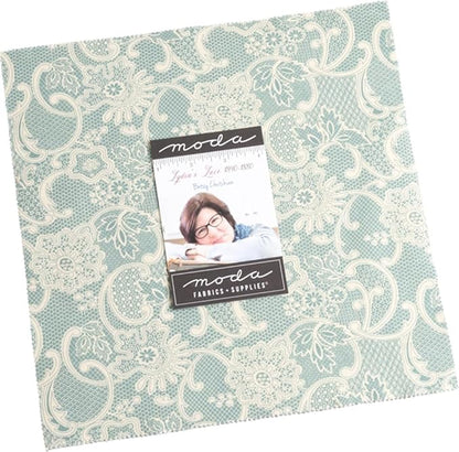 Moda Fabrics Lydia's Lace 1840-1882 Layer Cake by Betsy Chutchian 31680LC, 10 Inches