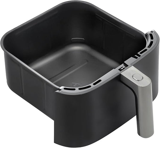 Cosori Turboblaze 6Qt Air Fryer Original Basket, Replacement Accessories for CAF-DC601-KUS Air Fryer, Ceramic, Non-Stick, Dishwasher-Safe, CRP-DC601RB-KUS, Dark Grey