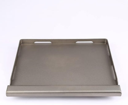 Griddle for Gas Grill Metal Cooking Griddle Pan for Outdoor Gas Grill, 17" x13" Flat Top Plate Skillet Pan Teppanyaki Insert for Weber Charbroil Camp Chef and Charcoal