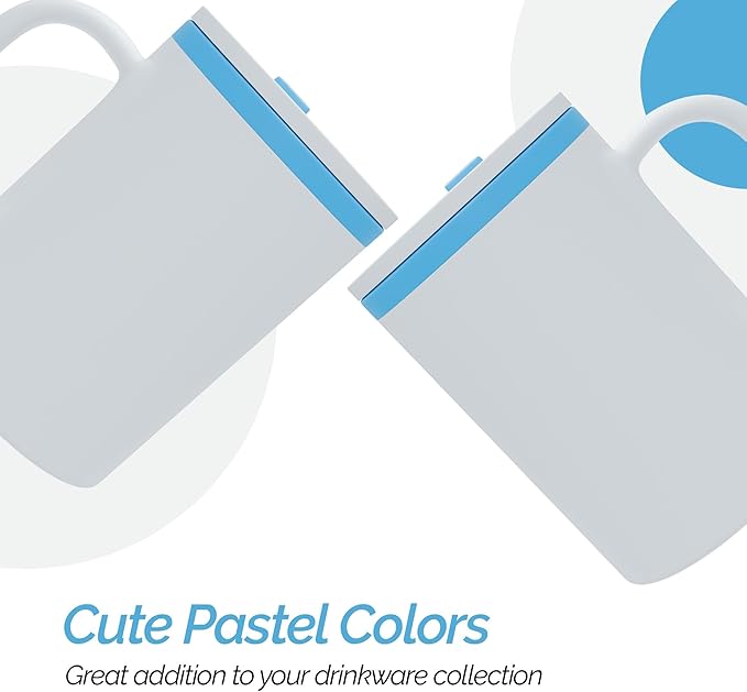 Copco Desk Mug 16 oz - Durable BPA-Free, Double-Wall Insulation for Hot & Cold Drinks, Microwave & Dishwasher Safe, Ideal for Office, Home, Travel - Spill-Resistant Reusable Mug (Teal)