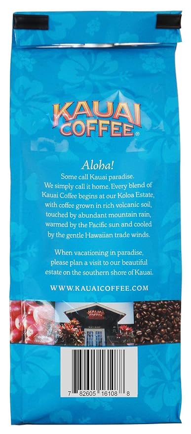 Kauai Coffee Coconut Caramel Crunch Medium Roast | Ground Coffee | 10 oz Package | Pack of 4
