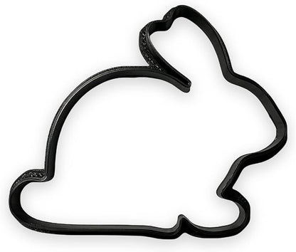 Bunny Rabbit Cookie Cutter with Easy Push Design