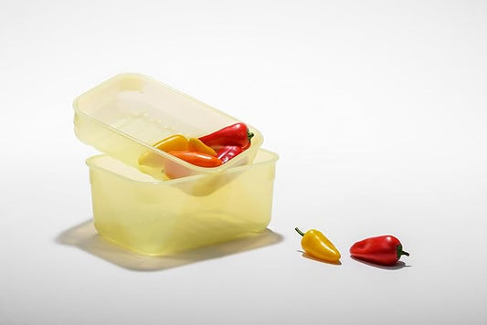 LocknLock Fresh-Block Plastic Food Storage Container | Produce Storage Containers for Fridge | Vegetable & Fruit Storage Containers for Fridge, Airtight Storage, Microwave & Dishwasher Safe, 3.2L