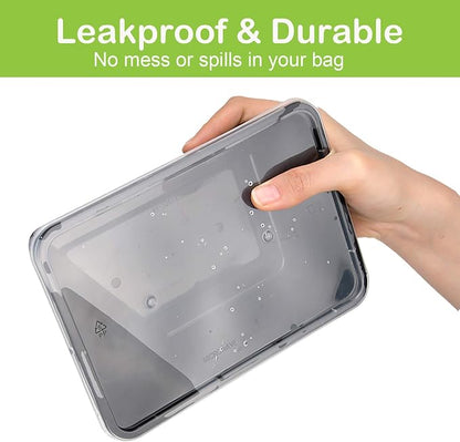 AIFUSI 50 Pack Meal Prep Container, Disposable Lunch Box, Food Storage Washable Containers with Lids, Reusable Plastic Bento Box Microwave/Dishwasher/Freezer Safe (750ML/ 26 OZ)
