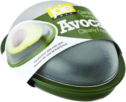 Joie Fresh Pod Avocado Storage Container with Clear Snap-On Lid, Keeps Leftover Half Flavorful and Firm in Fridge, Reusable Kitchen Gadget, BPA Free, Dishwasher Safe