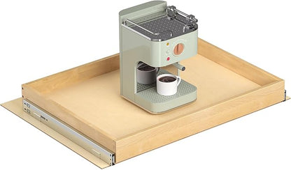 Pull Out Cabinet Organizer, 29" W x 21" D Soft Close Pull Out Drawers for Cabinets with Heavy Duty Slides, Wood Slide Out Drawers for Kitchen Cabinets
