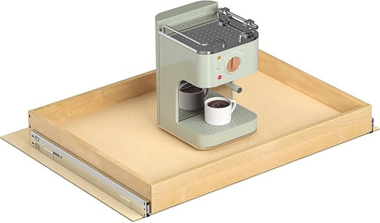 Pull Out Cabinet Organizer, 29" W x 21" D Soft Close Pull Out Drawers for Cabinets with Heavy Duty Slides, Wood Slide Out Drawers for Kitchen Cabinets