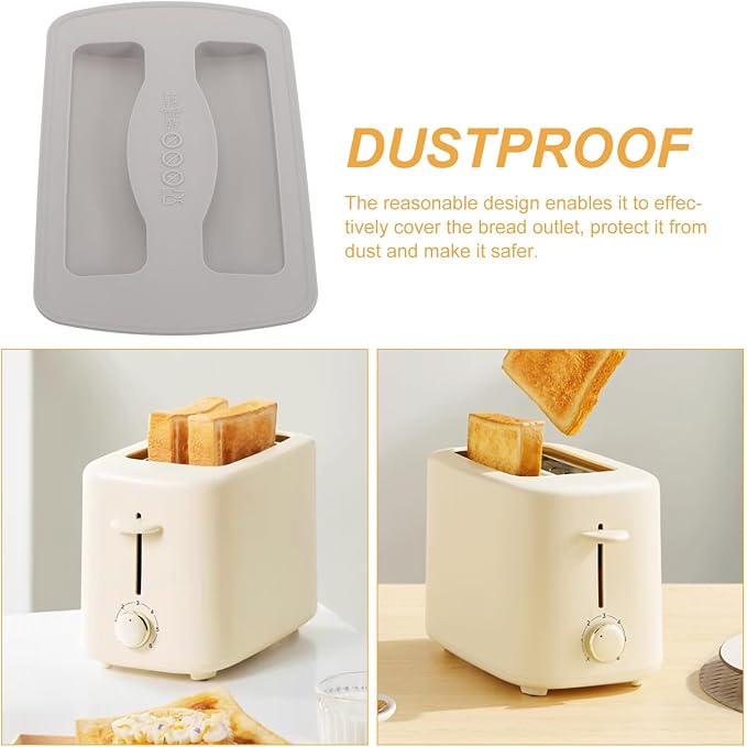 Kichvoe Bread Machine Dustproof Cover Toaster Upper Lid Protector 6.88X4.13X0.59In Kitchen Appliance Accessory Compatible with Most Bread Makers
