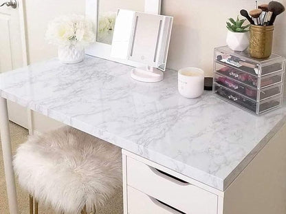 Marble Peel and Stick Wallpaper Granite Wall Paper for Old Furniture Self Adhesive and Removable 17.7 inch x 78.7 inch Marble Contact Paper for Countertops Easy to Apply