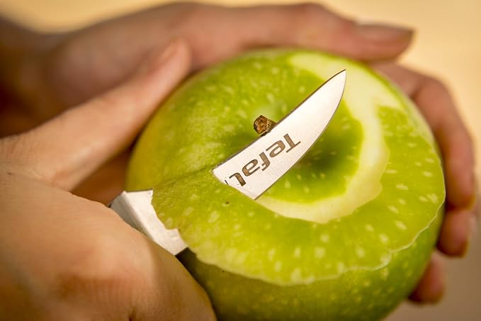 Tefal efal ice Force Paring Knife 7 cm, Kitchen Knife, German Stainless Steel Blade, Durable Cutting and Sharpening Performance, 10 Year Warranty K2321214