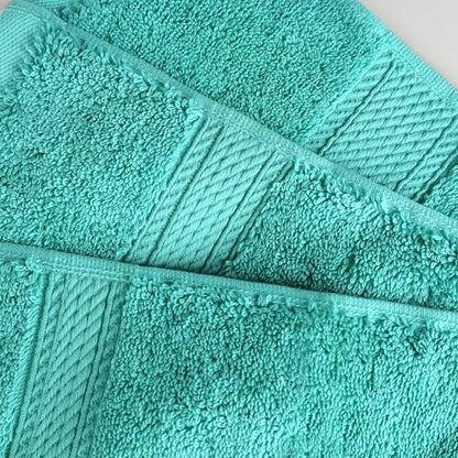 Superior Egyptian Cotton 800 GSM Plush & Absorbent, 9 Piece Set, Turquoise