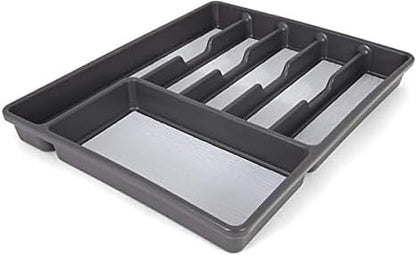 Copco Basics 6 Compartment Organizer, Charcoal Gray/Light Gray