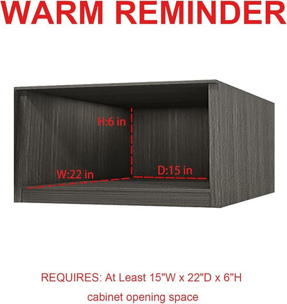 SITE Pull Out Cabinet Organizer 14" W x 21" D Heavy Duty Under Kitchen Cabinet Sliding Shelf,Requires At Least 15” Cabinet Opening, Chrome Finish