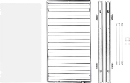 VEVOR 12.5"Wx21"Dx3.5"H Pull Out Cabinet Organizer, Heavy Duty Slide Out Pantry Shelves, Chrome-Plated Steel Roll Out Drawer, Drawer Storage for Home Under Sink, 14"Wx22"Dx7"H Install Size for Cabinet