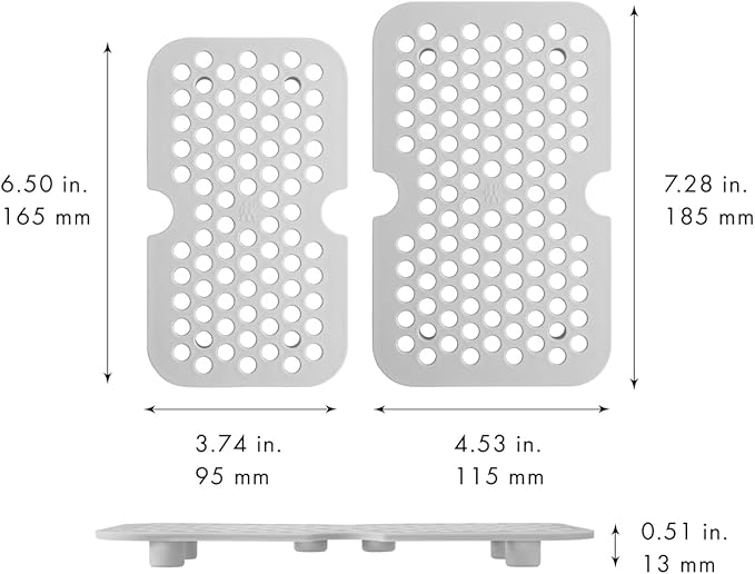 ZWILLING Fresh & Save Set of 2 Drip Tray for Plastic Boxes, Grey (Pack of 2)