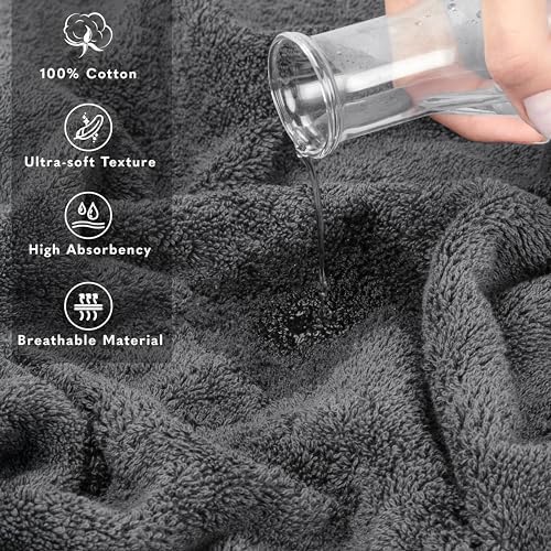 American Soft Linen 100% Cotton Luxury Turkish Towels, 35x70 XL Bath Sheet