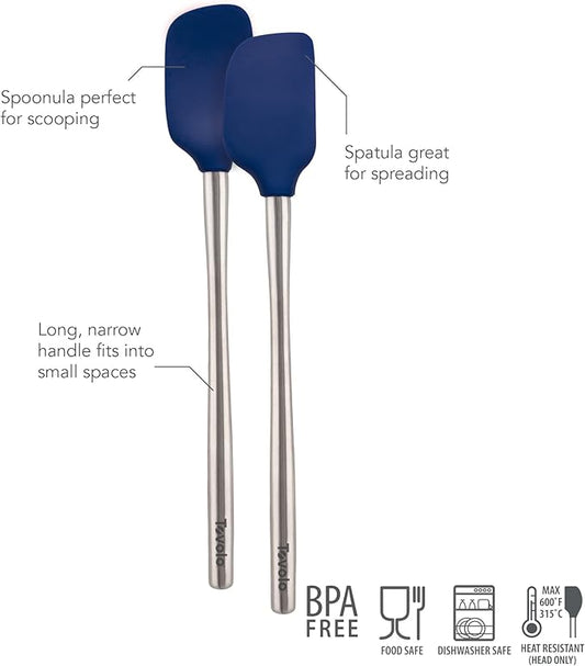 Tovolo, Spatula Spoonula Mini Stainless Steel Hand Indigo