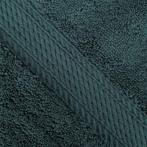 Superior Egyptian Cotton 800 GSM Plush & Absorbent, 9 Piece Set, Teal