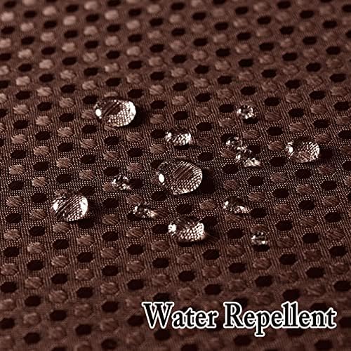 Gibelle No Hook Cloth Brown Shower Curtain with Liner, 72x74