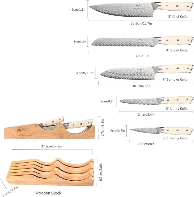 NANFANG BROTHERS Damascus + VG10 Knife,70 Layers, Sharp,Multi-functional,Cooking Utensils,Cutting Meat,Vegetables,Fruits,Home Use,Commercial