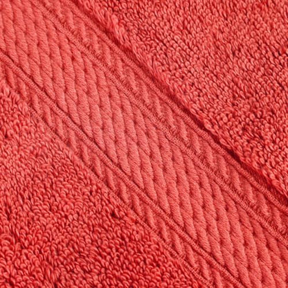 SUPERIOR Egyptian Cotton Ultra Plush & Absorbent, 3 Piece Set, Coral